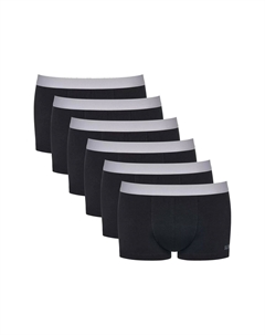 GO ABC 2.0 трусы короткие, 6 шт., пояс на резинке, мужские, черный Sloggi