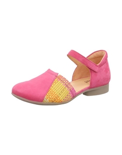 Балетки, цвет fuxia/kombi Think