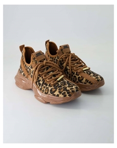 Кроссовки на шнуровке, коричневый Steve madden