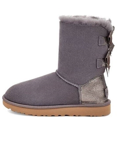 Ботинки зимние Bailey Bow Glitz, серый Ugg