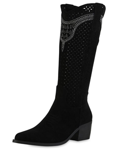 Сапоги, цвет schwarz velours Van hill