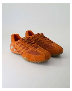 Кроссовки на шнуровке, оранжевый Geox