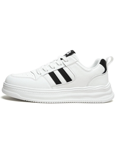 Кеды мужские, обувь для скейтбординга низкая, белый/зеленый Mulinsen