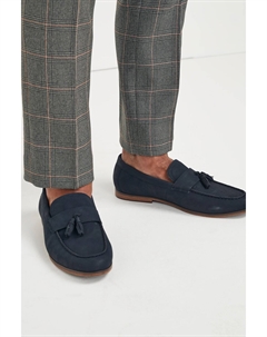 Лоферы с бахромой, синий Next