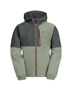 Дождевик Kid's Actamic 2L, цвет Mint Leaf Jack wolfskin