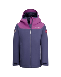 Дождевик Girls Bergen, цвет Violet Blue/Mallow Pink Trollkids