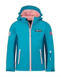 Куртка софтшелл, цвет blau/rosa Trollkids