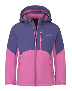 Куртка софтшелл, цвет lila/rosa Trollkids
