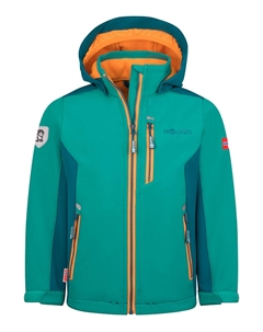 Куртка софтшелл, цвет grün/orange Trollkids