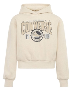 Пуловер с капюшоном, бежевый Converse