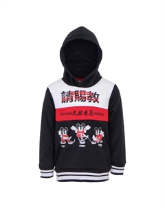 Пуловер с капюшоном, черный Disney mickey mouse