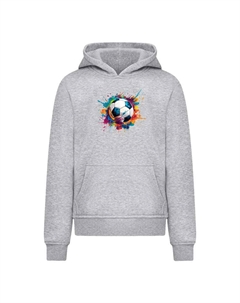 Худи, пятнистый серый F4nt4stic