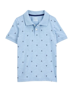 Футболка поло, светло-синий Carter`s