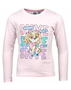 Лонгслив, розовый Paw patrol