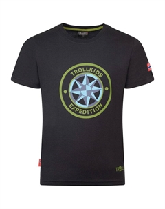 Футболка, черный Trollkids