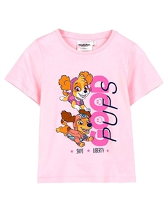 Футболка, розовый Paw patrol