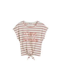 Футболка, цвет chalky coral stripe Marc o'polo