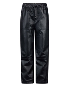 Брюки из искусственной кожи, черный Retour