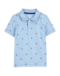 Футболка поло, светло-синий Carter`s