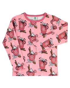 Лонгслив, розовый Småfolk