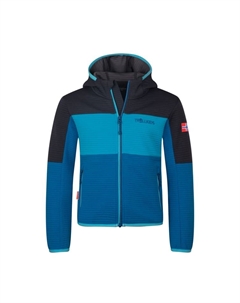 Флисовая куртка, цвет pool blue Trollkids