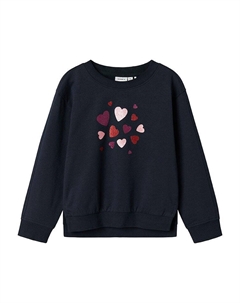 Толстовка, цвет dunkelblau/pink Name it