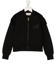 Бомбер с эполетами, черный Alberta ferretti