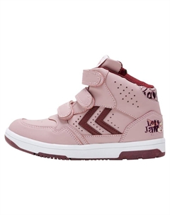 Кроссовки на шнуровке, бордовый Hummel