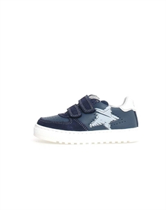 Кроссовки на шнуровке, темно-синий Naturino