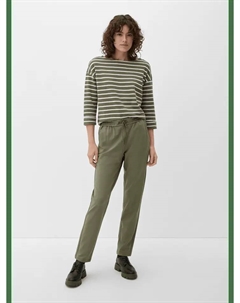 Тканевые брюки sOliver 7/8, оливковый S.oliver