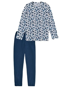 Пижамное ночное белье, синий Schiesser