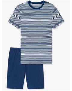 Пижама для летнего лагеря, синий Schiesser