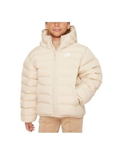 Куртка спортивная легкая синтетическая набивка свободная куртка с капюшоном, желтый Nike