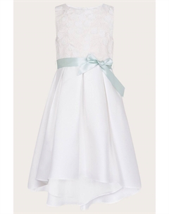 Светло-бежевое платье подружки невесты Аника с неровным низом Monsoon