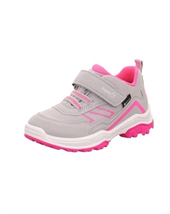 Кроссовки на шнуровке, цвет hellgrau/pink Superfit
