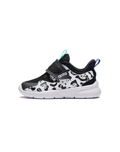 Кроссовки kids Toddler Shoes TD Low-top Black/white, черный/белый Anta