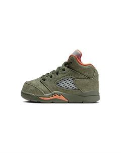 Кроссовки Jordan 5 Retro Olive 2024 TD, оливковый/оранжевый Air jordan
