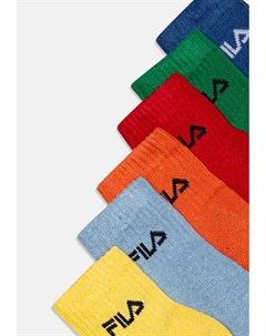 Носки JUNIOR QUARTER MIXED COLORS UNISEX 6 PACK, разноцветный Fila