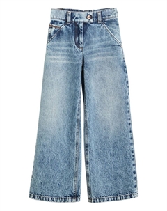 Kids расклешенные джинсы, синий Brunello cucinelli