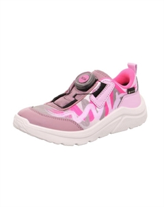 Кроссовки на шнуровке, цвет lila/pink Superfit