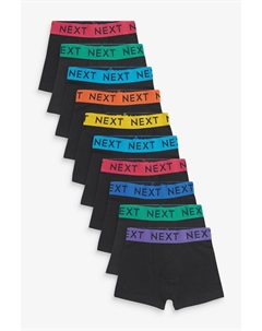 10 пар боксеров (1 5 16 лет), черный Next