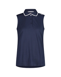 Рубашка поло Women's Polo Sleeveless, синий Cmp