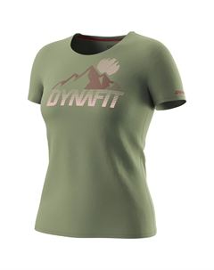 Функциональная рубашка Women's Transalper Graphic S/S Tee, цвет Sage/6370 Dynafit
