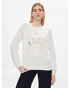 Толстовка обычного кроя, экрю Liu jo