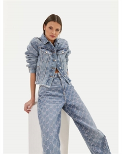 Джинсовая куртка стандартного кроя, синий Liu jo