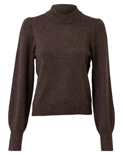 Свитер Rue, темно коричневый Jdy