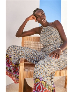 Комбинезон с вырезом, розовый Next