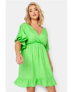 Туника с рюшами на рукавах Limited, зеленый Yours