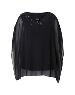 Туника, черный Ulla popken