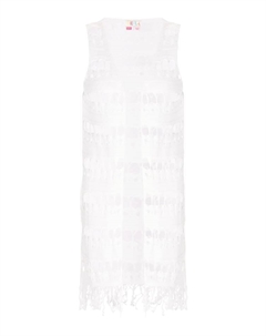 Свитер-жилет, белый Izia